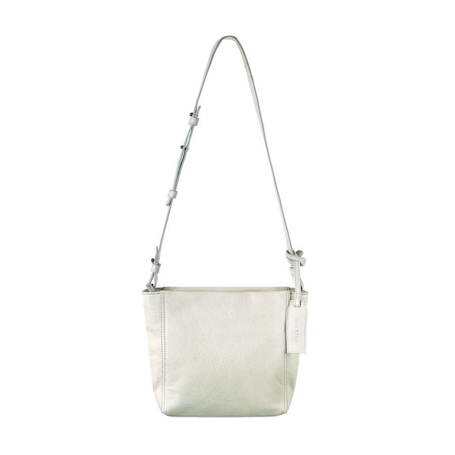 BULL&HUNT CASSIE STONE Tasche in grauem Leder – eleganter Shopper mit Crossbody-Funktion